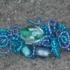 Broche Spirale Bleu