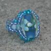 Bague Spirale Bleue