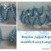 Bracelet Blue Jagged Peyote
