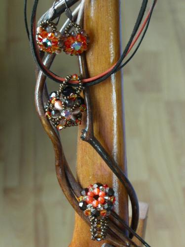 Parure "Terre de feu"