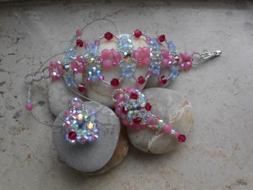 Parure Pastel et Strass