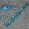 Parure Spirale Bleue